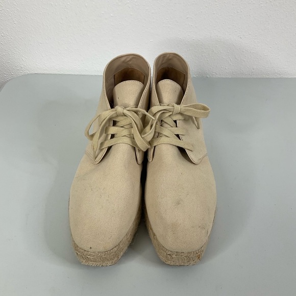 Tory Burch Rios Lace Up Espadrille Shoe Size 9 - Picture 2 of 8